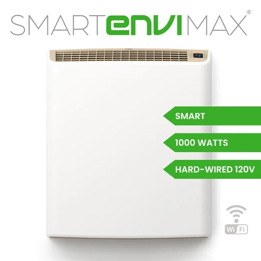 Smart EnviMAX 120v Hardwired Electric Panel Wall Heater - 1000 Watts (SM1012D)