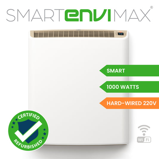 Factory Renewed (Refurbished) Smart EnviMAX 220v Hardwired Electric Panel Wall Heater - 1000 Watts (FR-SM1022D)