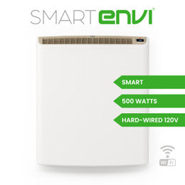 NEW! Smart Envi 120v Hardwired Electric Panel Wall Heater - 500 Watts - 4th Gen (SE5012D)